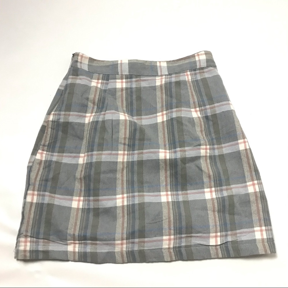 Heartbreak Tailored Mini Plaid Skirt Size XS Blue